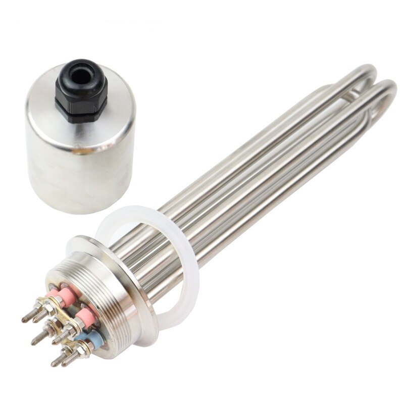 Alle SUS304 2 "Tri Clamp OD64 Edelstahl Elektrische Immersion Wasser Brau Heizelement: 220v 3000w / Heater