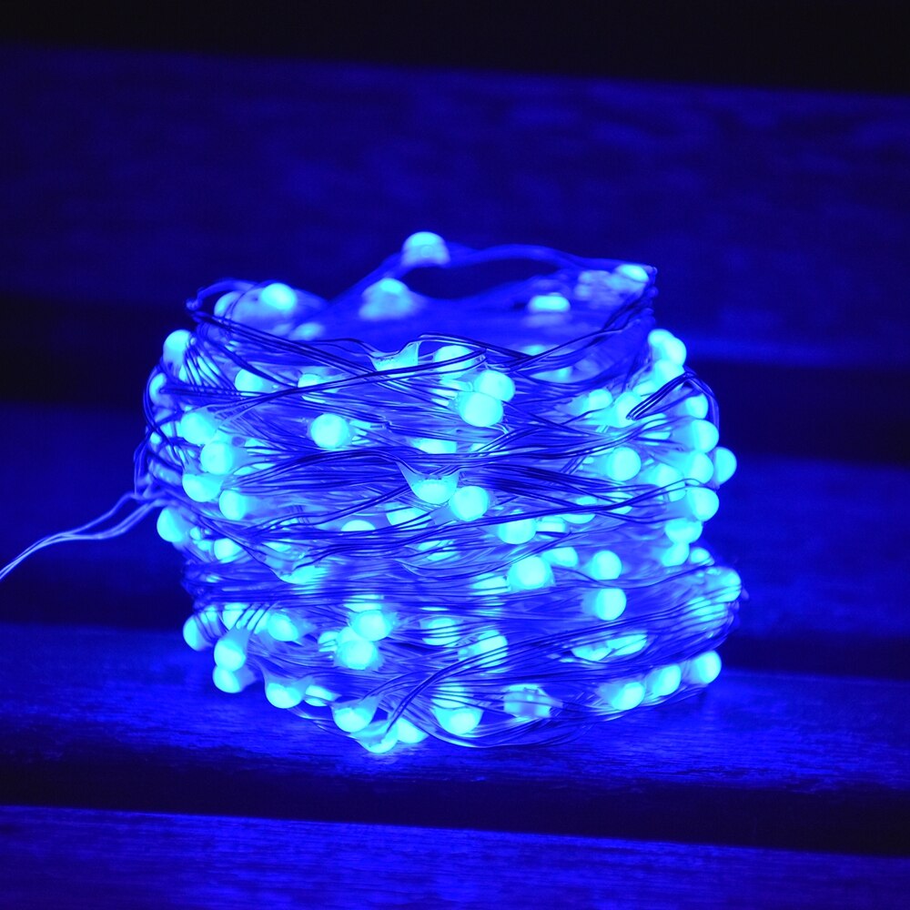 Decorative Lights 10m 20m 50m 2835SMD Ultra Bright LED String Light 220V Outdoor Garland for Chrismtas,Wedding ,Garden Decoratio: Blue / 20m (220V EU Plug)