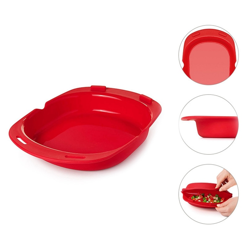 Microwave Oven Silicone Egg Omelette Roll Baking Dish Silicone Omelette Maker Kitchen Steamer Cooking Mould Kictchen Gadget
