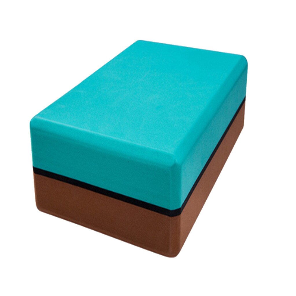 2pc Gym Blocks Foam Brick Training Exercise Fitness Set Tool Yoga Bolster Pillow Cushion Stretching Body Shaping Health Training: Gold