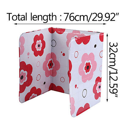 Aluminum Foldable Splatter screen Kitchen Tool Gas Stove Baffle Plate Frying Pan Oil Splash Protection Screen Kichen Accessories: L