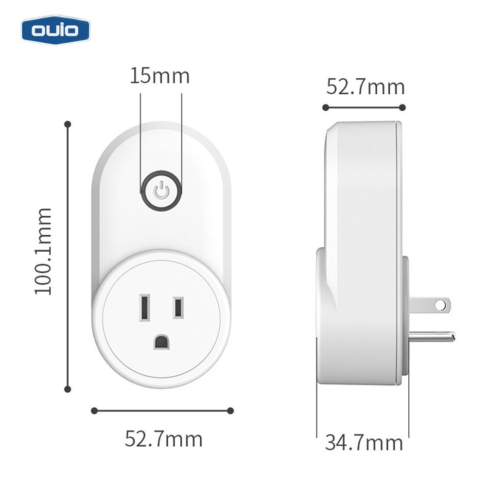 US UK Italy Plug Smart Plug 10A Timing Function Electrical Wall outlet WIFI Remote Control Socket Alexa Google Home Smart Socket