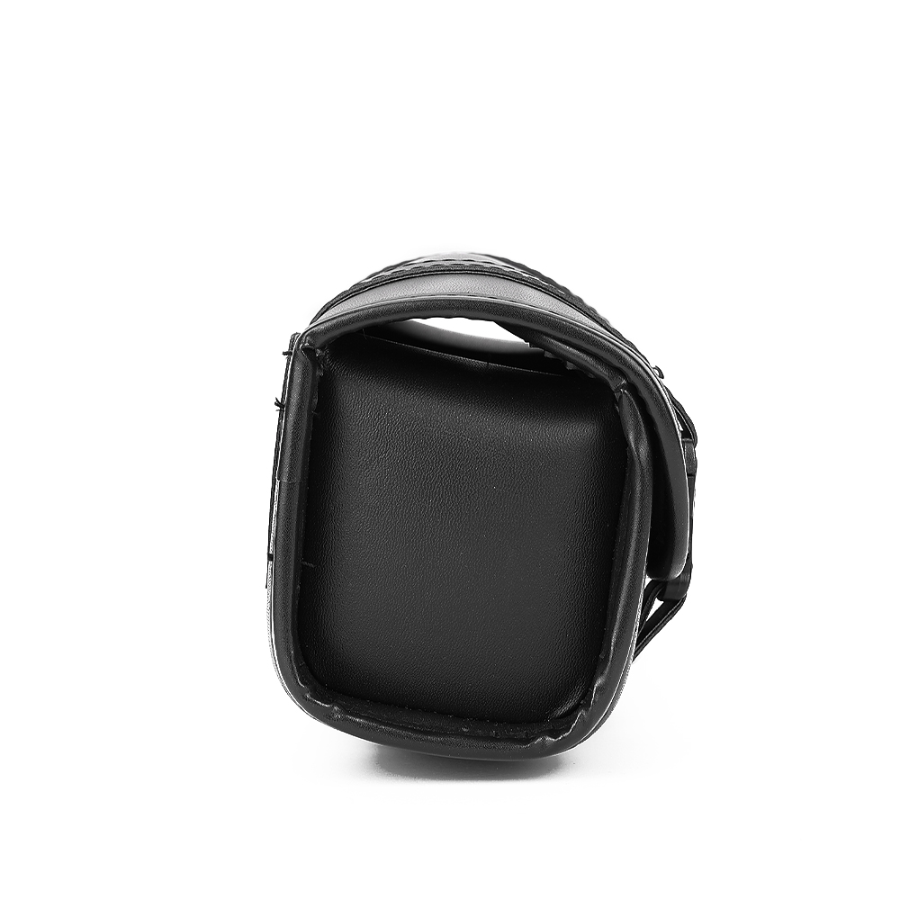 Motorcycle Saddlebag Travel Pack Retro Tools Bag Barrel Motorcycle Side Touring Bag Universal PU Leather Waterproof Saddle Bag