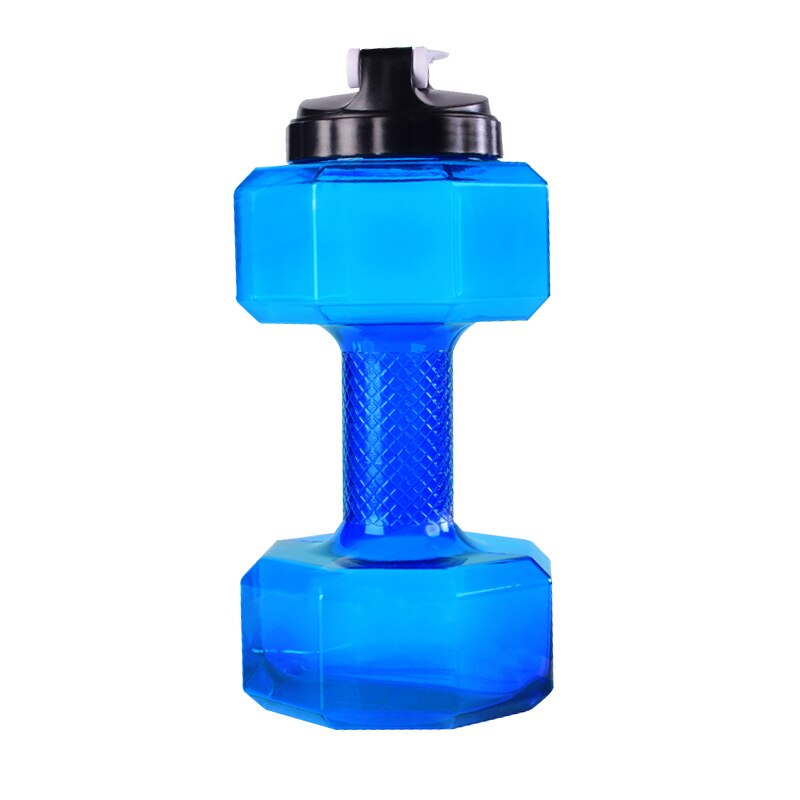 Haltère maison Fitness grande bouteille d'eau haltère 2.6L haltères d'eau gymnase Sport Fitness exercice voyage gymnase entraînement Fitness: Bleu