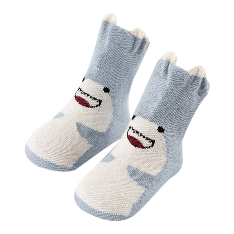 Babysokken - Cartoon Patroon - Ademend Katoen & Bamboevezel - Unisex Peuters Meisjes 0-3 Jaar: Ik / 0-1t