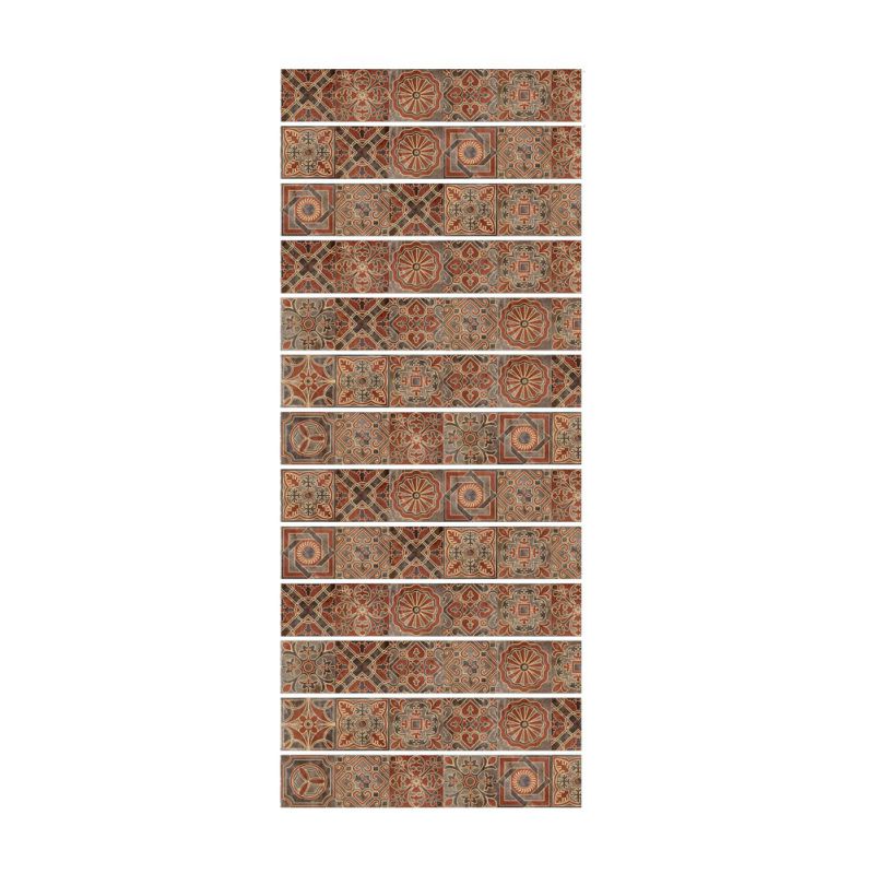 13pcs/set 3D Stair Riser Floor Stickers Waterproof Removable Self Adhesive DIY Stairway Decals Murals Decoration #2 #: A