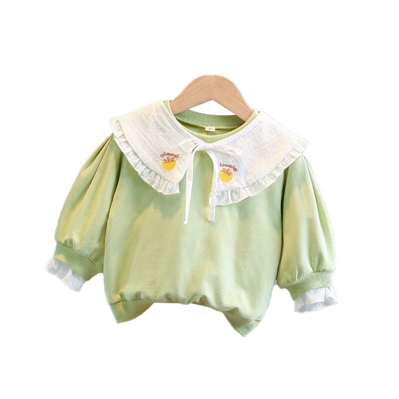 Baby Meisjes Lente Herfst Baby Toevallige Zoete Prinses Tops Kinderen Baby Zuigelingen Lange Mouw T-shirt Kinderkleding Kids