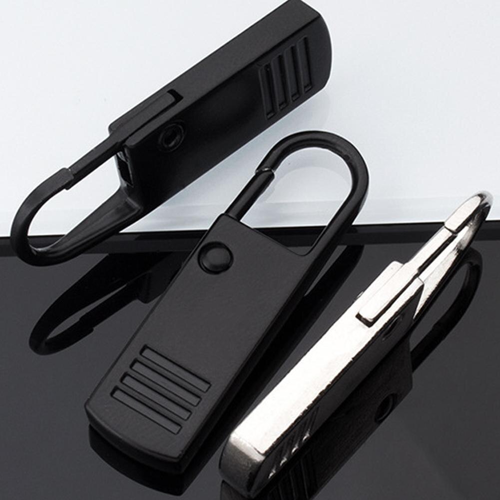 6 Pcs Universal Zipper Pull Tab Replacement Metal Handle Zipper Extender Handle Fixer Zipper Sliders for Backpack Jacket Handbag
