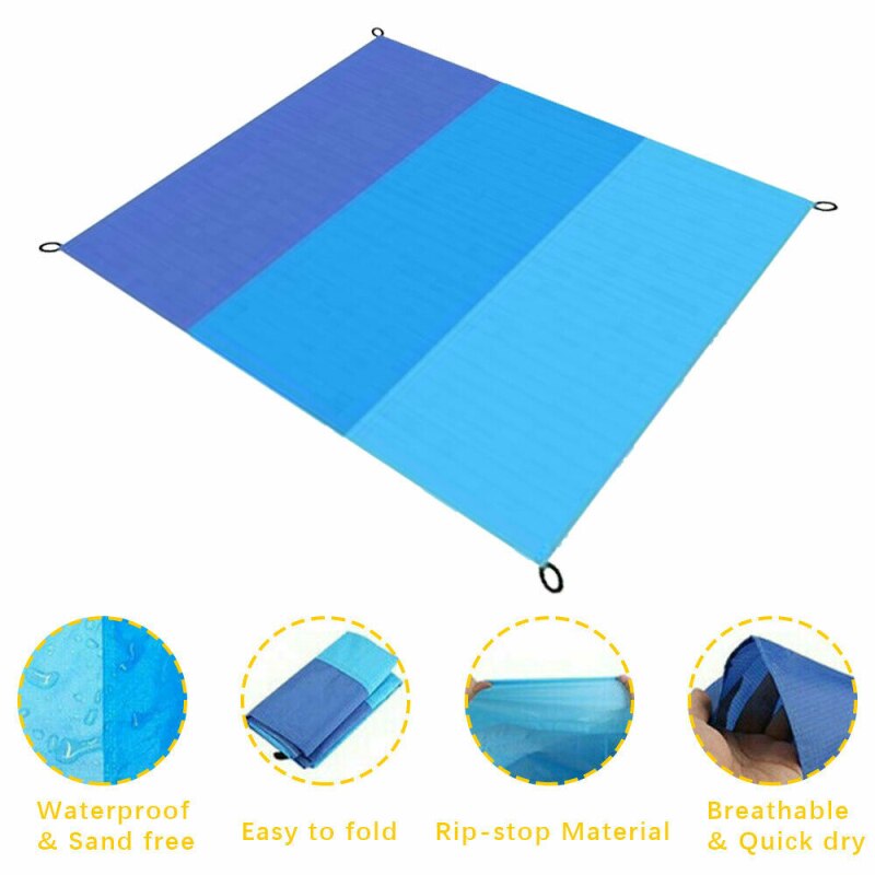 Large Waterproof Picnic Mat Blanket Travel Outdoor Beach Camping Soft Mat
