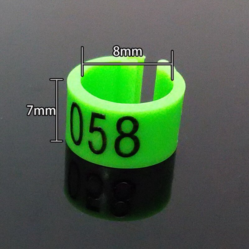 Howells duer ringe blank 8mm identifikationsring 100 stk åbningsdue ring due fod ring due forsyninger fugleapparater