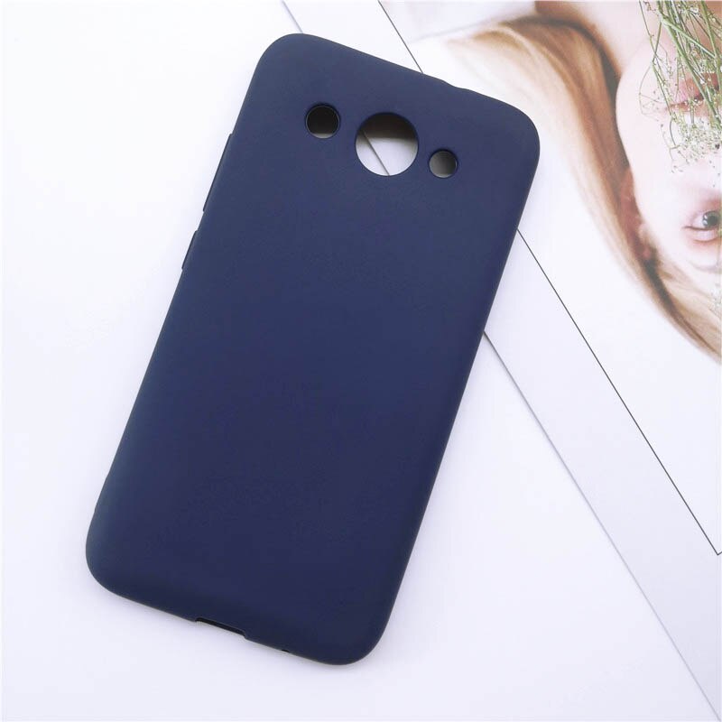 Soft TPU Case For Huawei Y3 Case Silicone Phone Back Cover For Huawei Y3 / Y5 lite CRO-U00 CRO-L22 U00 Cover Capa: Blue