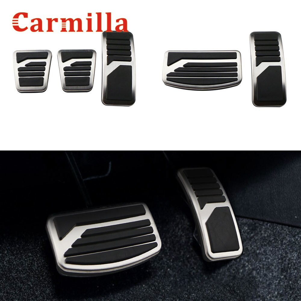Hos mt bil kobling bremse speeder pedal fodstøtte pad covers passer til mitsubishi asx outlander eclipse cross pajero lancer ex au