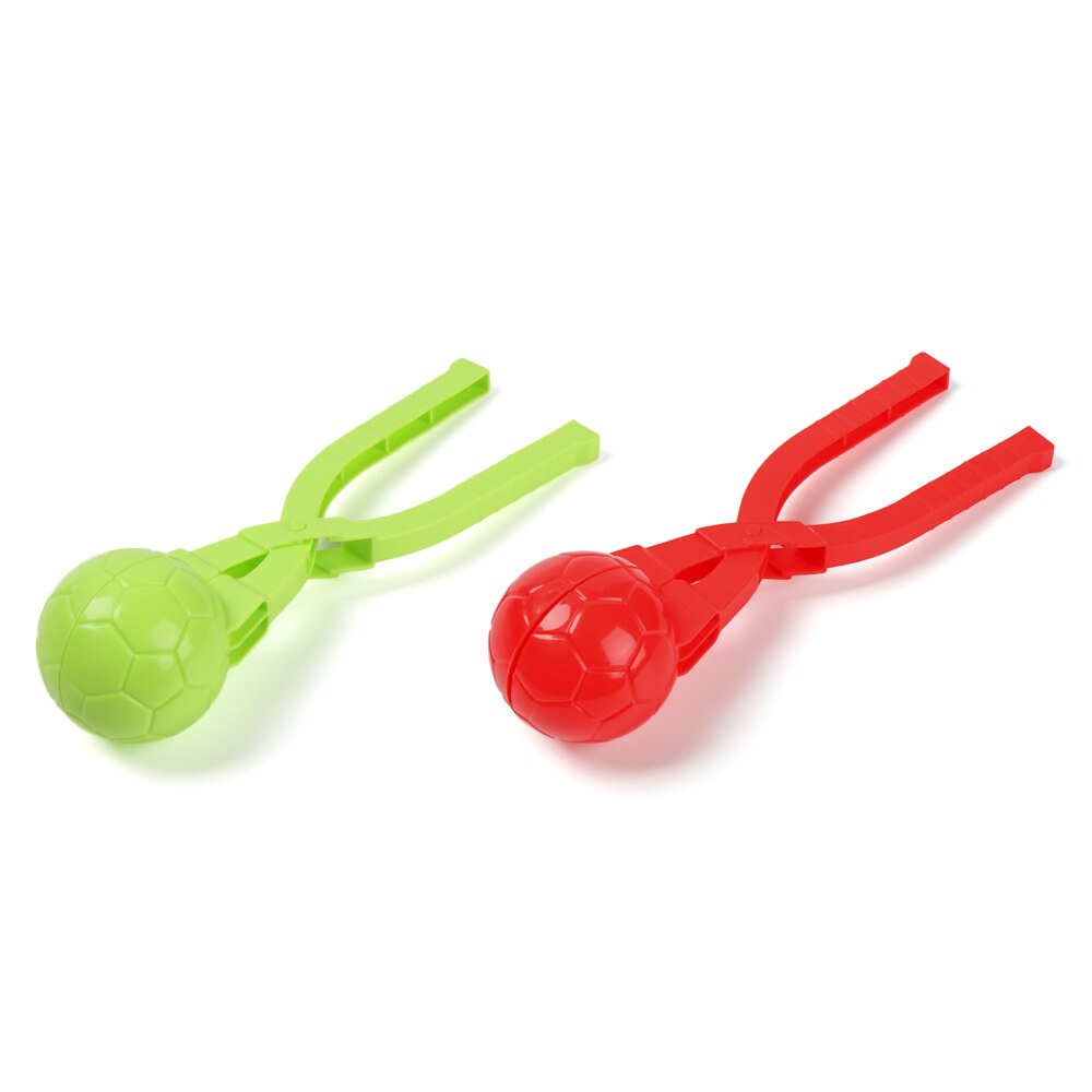 Boule de neige pince canard en forme de pelle à neige Football ShapeSand moule bonhomme de neige fabricant sculpter faisant des outils enfants Sports de plein air jouets: Snowman