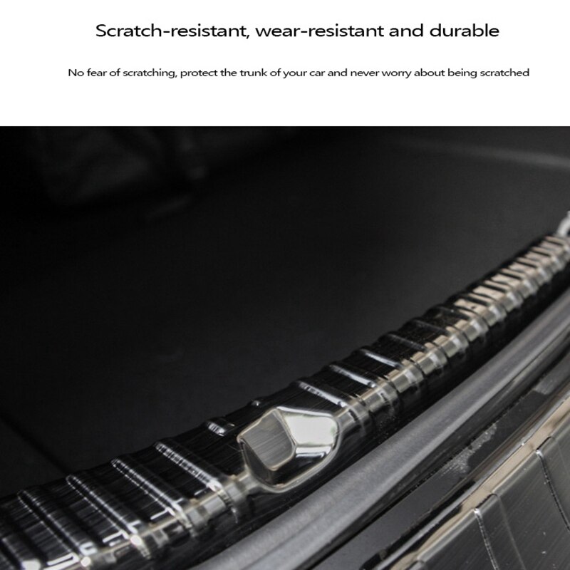 Voor Tesla Model Y Kofferbak Guard Voorkomen Plaat Pedaal Cover Trim Auto Anti-Kras Bescherming Roestvrij