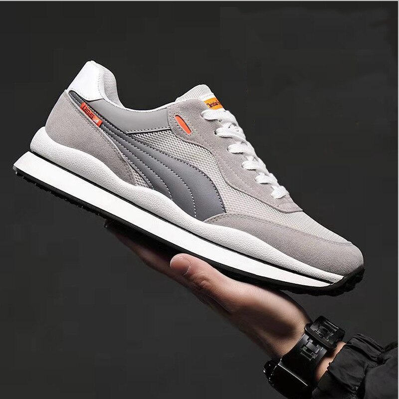 Zapatos de Golf clásicos para hombre, zapatillas deportivas de malla transpirable sin clavos, antideslizantes, para caminar: 03 / 8,5