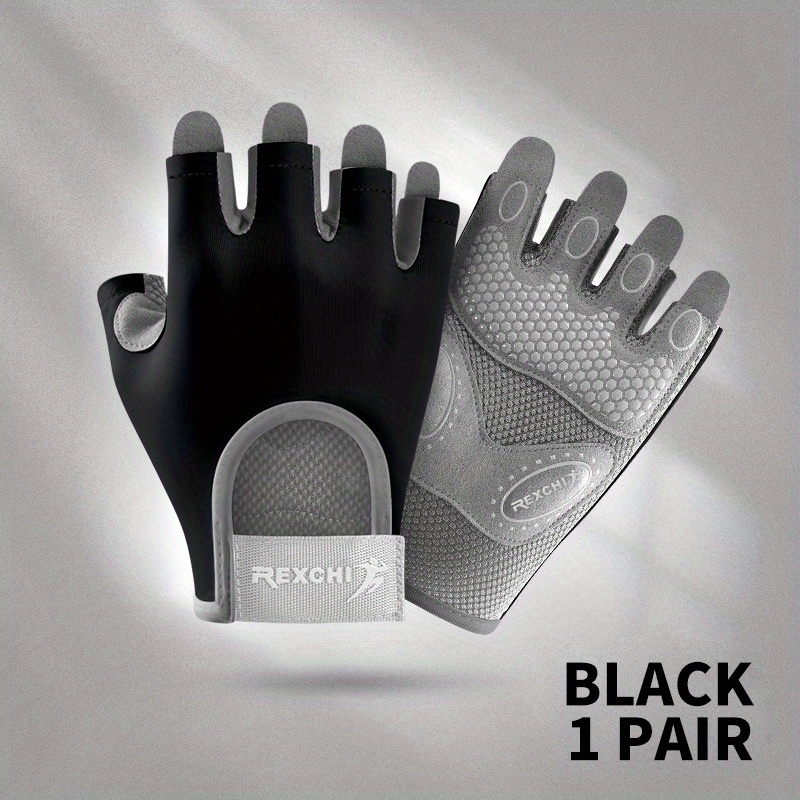 Breathable Half-Finger Fitness Gloves for Men and Women, Performance with Our Durable Half-Finger Gloves, Hand-Washable Gloves: S / green