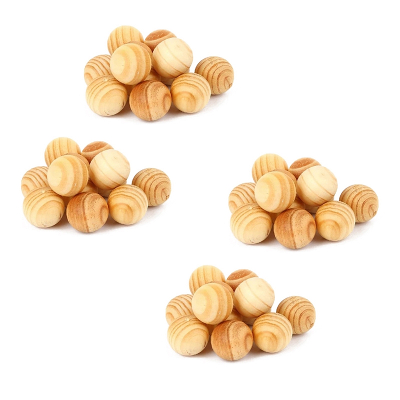 Boules de mites en bois de cèdre naturel, 40 pièces, lavande, camphre, armoire, vêtements, tiroir: Default Title
