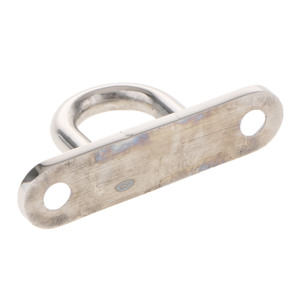 Auge Platten Edelstahl Längliche Pad Auge Ring Haken Decke Haken für Yoga Schaukeln Hängematten/Boot Rigging/Marine deck Hardware