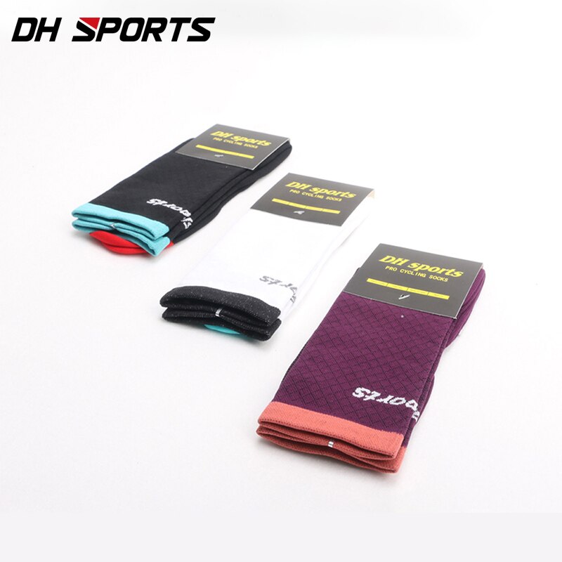 Dh sports mens bästa road cykelstrumpor kvinnors prestanda cykelstrumpor kille coola cykelstrumpor mtb flickor porslin atletisk