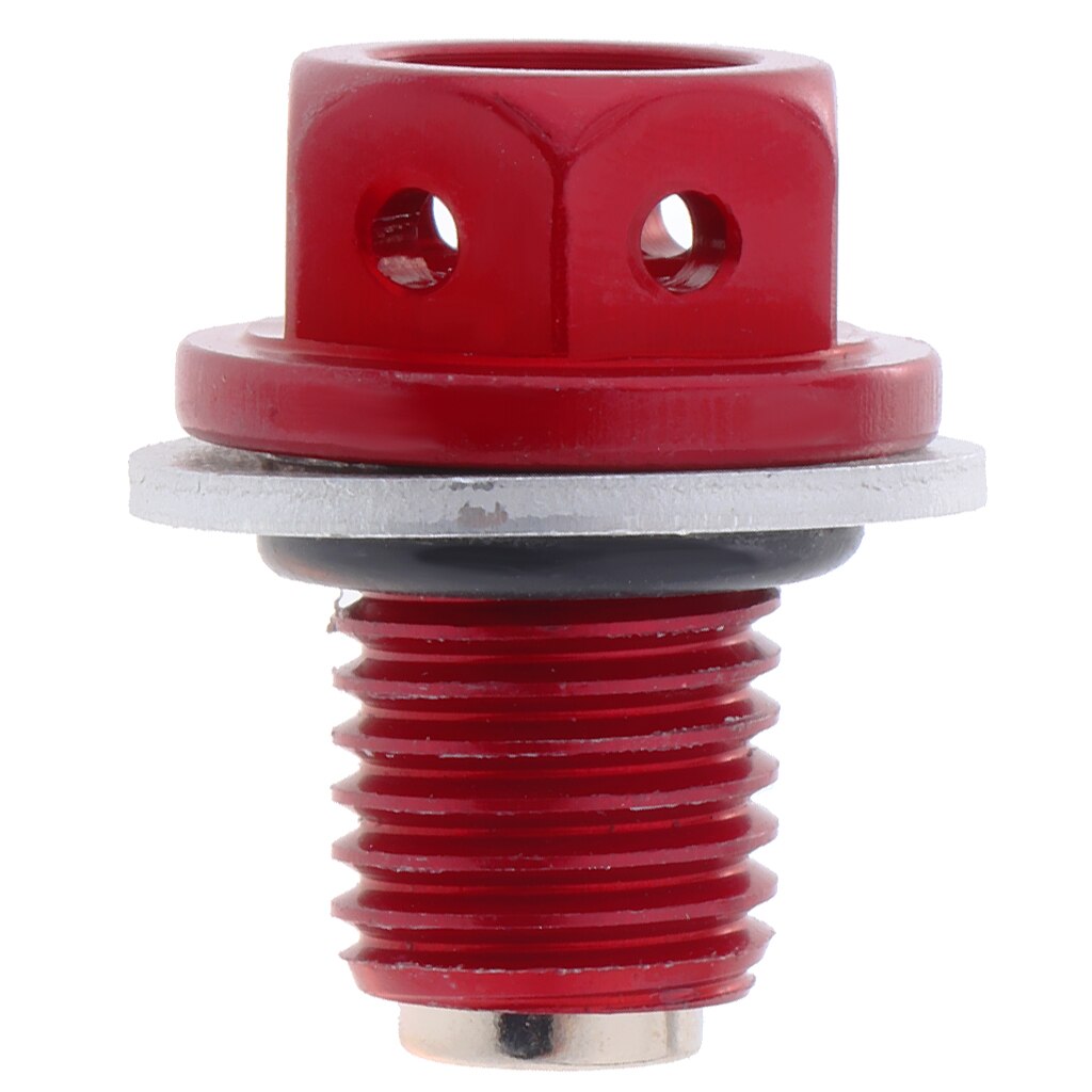 Car Engine Oil Pan Drain Plug Engine Oil Pan Drain Plug Bolt M12: Red