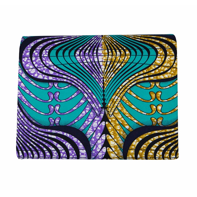 Ankara African Wax Print Fabric For Party Dress 100% Polyester Nigerian Pagne Real Wax Colorful Printed