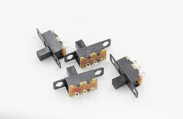 20 pcs 50 V 0.5 EEN Mini Size Zwart SPDT Schuifsch... – Vicedeal