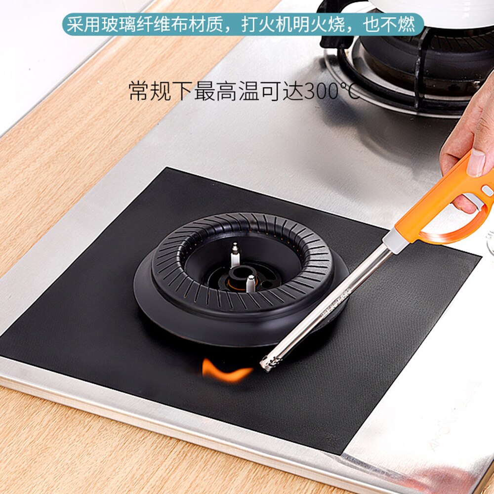 Stove Protector Cover Liner Gas Stove Protector Gas Stove Stovetop Burner Protector Kitchen Accessories Mat Cooker Cover 2/4PCS
