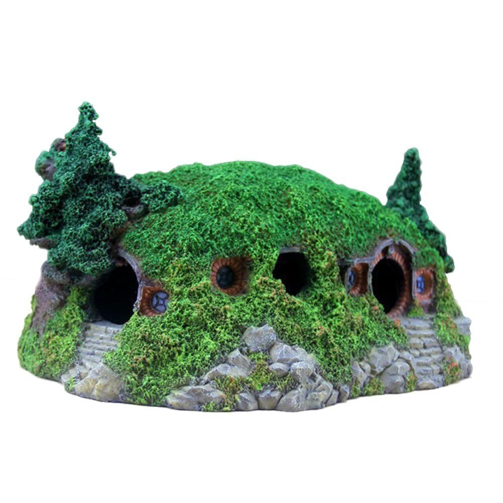 Künstliche Aquarium Pflanzen - Kiefern Baum Dekoration 22cm Für Aquarien Landschaftsbau