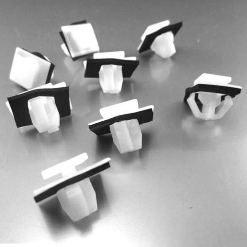 For Hyundai 87756-2E000 Rivet Clips With Sealer White 50pcs Moulding Panel