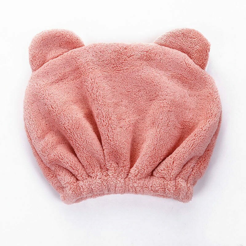 Rapid Drogen Haar Handdoek Leuke Kinderen Cartoon Beer Print Rapid Drogen Haar Handdoek Dikke Absorberende Douche Cap Snelle