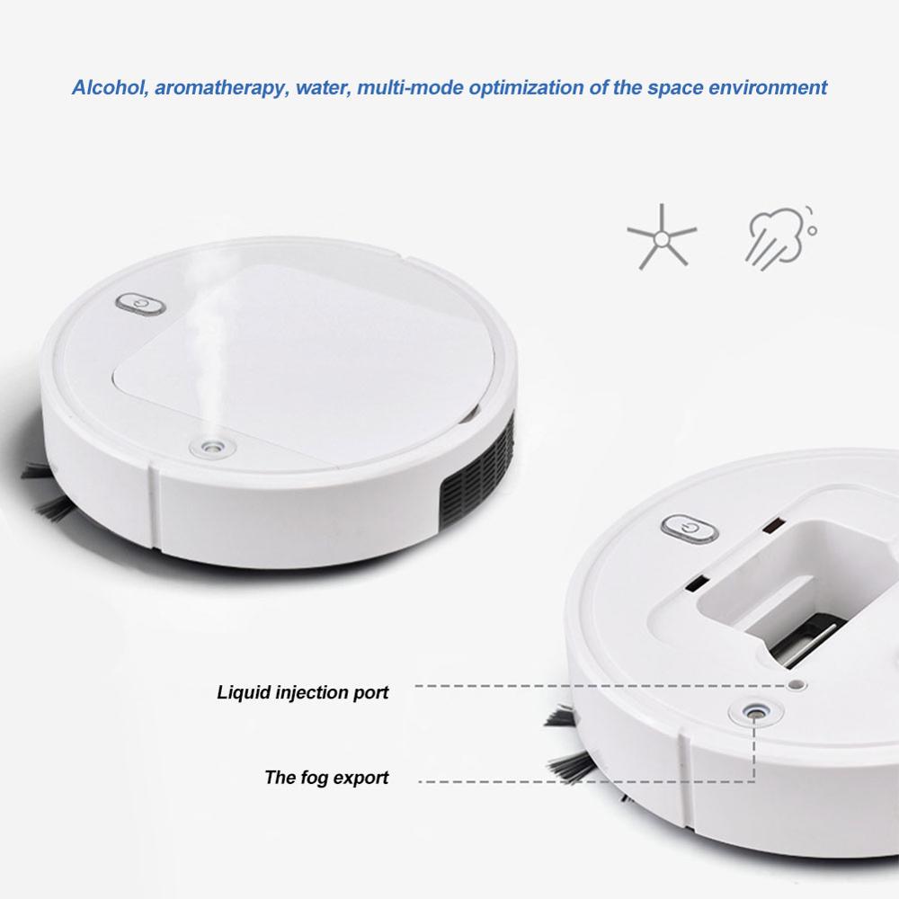 3-in-1 Vacuum Cleaner USB socket Automatic Sweeping Robot UV Disinfection Smart sweeper Fresh Air