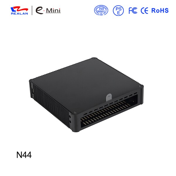 E.mini N44 Thin Mini-ITX Case in Aluminum Slim HTPC gaming Computer Without power supply: Default Title