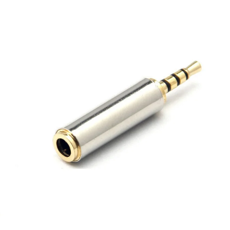 3.5mm to 2.5mm / 2.5 mm to 3.5 mm adapter konverter stereo lyd hodetelefonkontakt