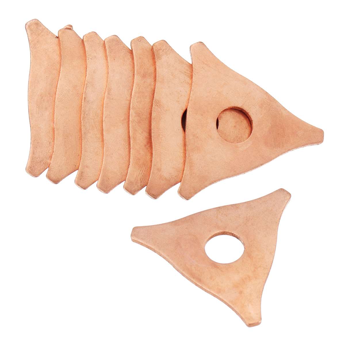 48Pcs stud welding kit accessories straight twisted dent pulling rings hook washer round star pad uni spotter starter kit