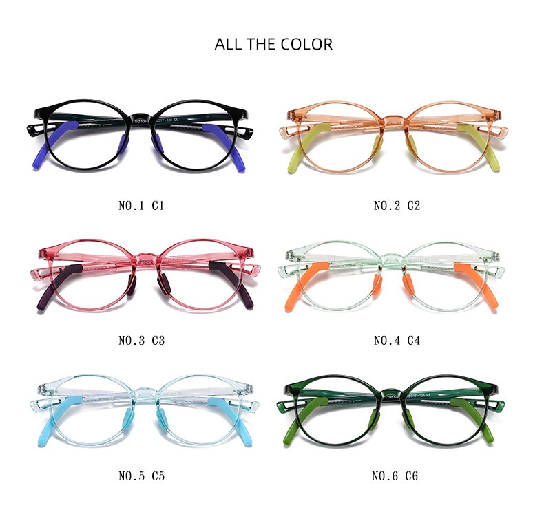 Enfants lunettes pour la vue 5-12 ans avec sangle Anti lumière bleue myopie Prescription lunettes ordinateur enfants lunettes TR90 rétro