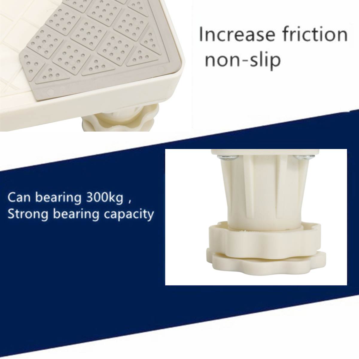 Adjustable Universal Roller Washing Machine Refrigerator Undercarriage Base Stand Bracket Fridge Washing Machine Trolley Bracket