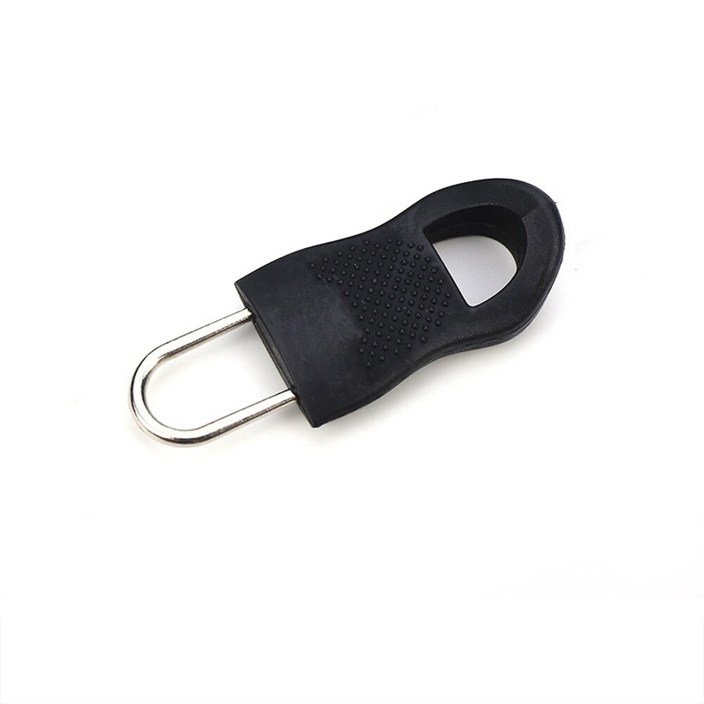 Juego de reparación de cremallera desmontable Universal, tirador de cremallera para bolsa de viaje, Maleta, mochila, accesorio de coser DIY, Uds.: black S