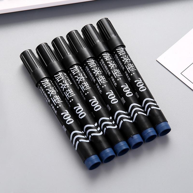 Waterproof Permanent Paint Marker Pen For Car Tyre Tire Tread Rubber Metal Manga Drawing Pens Art Supplies: 1pcs blue