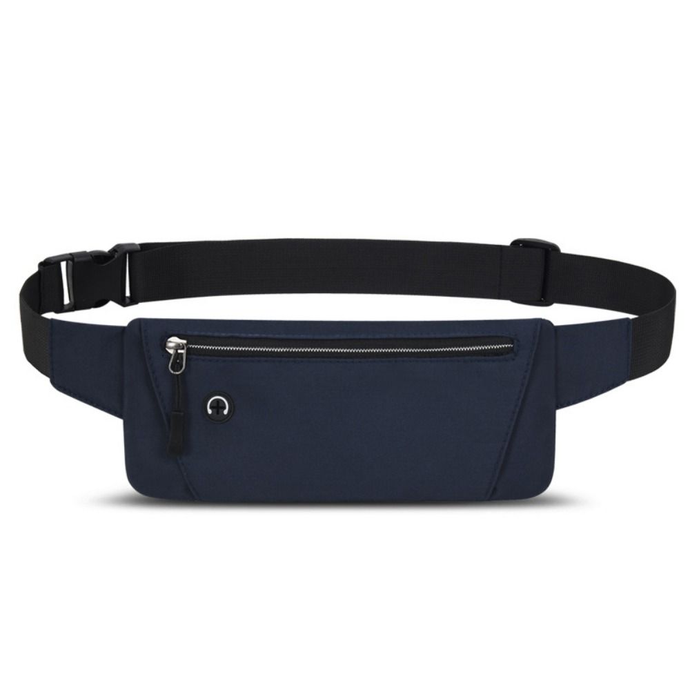 Riñonera impermeable para correr, riñonera deportiva Invisible ligera, bolsa para cinturón deportivo ajustable portátil, accesorios para teléfono: Color rojo