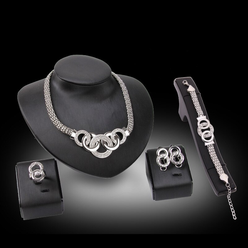Sieraden Set voor Dames | Halsketting | Oorbellen | Zilver | Opaal