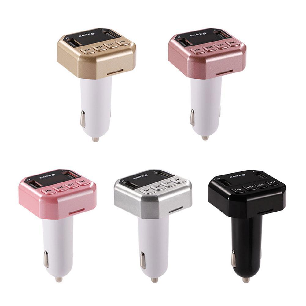 Bluetooth Car MP3 Vehicle Player Wireless FM Transmitter Audio Modulator Adapter Bluetooth FM Slot LCD Receiver Music TF M0N3