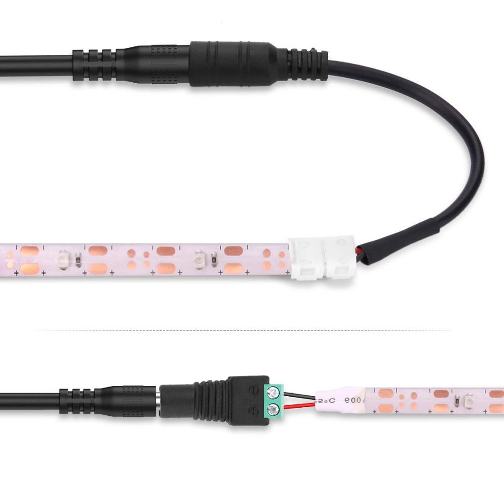 12V 2A LED Strip Power Supply 24W - iCreating DC 12 Volt Universal Portable Power Supply Adapter for LED Strip jk1061