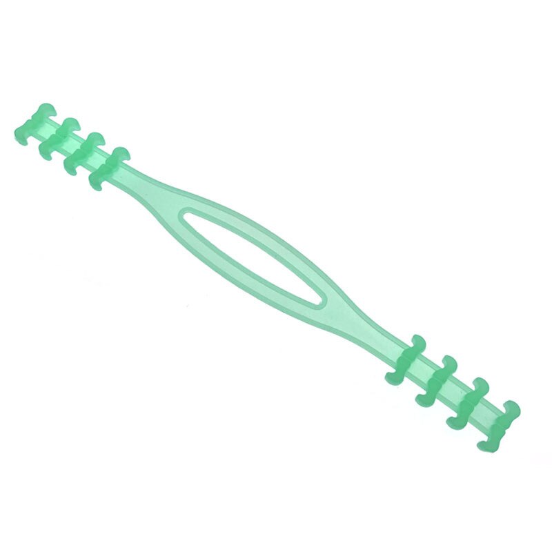 Silicage-le avec contour d'oreille masque facial crochet monté sur la tête enfants ceinture élastique masque facial corde oreille ajustement produit utile: Silica Gel Anti Lace B Style Green