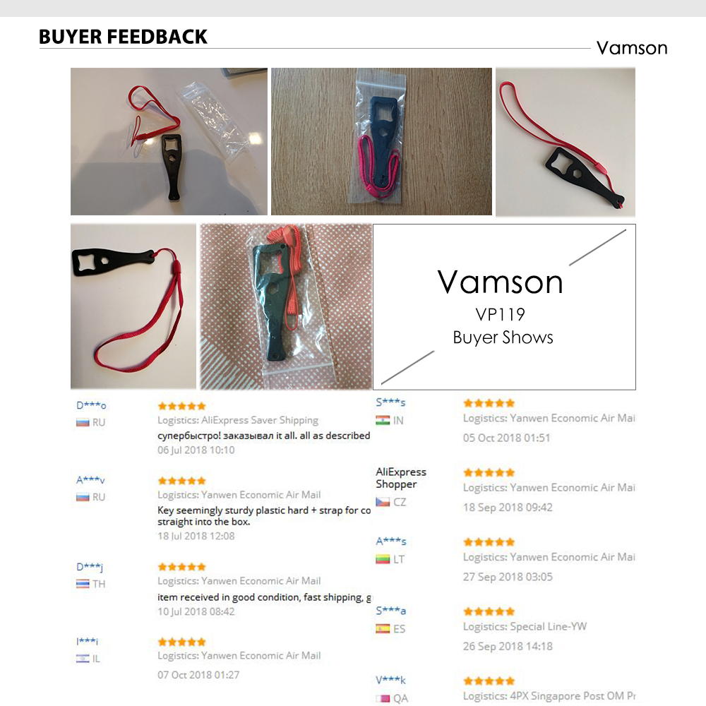Vamson für GoPro Hero 8 7 6 5 4 Zubehör Ziehen Knob Schraube Mutter Schraube Spanner Werkzeug für Go pro für SJCAM für Yi 4K für Eken