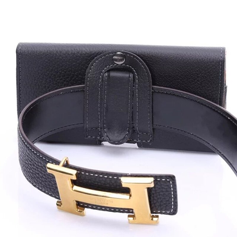 Telefoonhoesje heuptasje voor samsung galaxy note 10 leren hoesje voor samsung galaxy note 10 plus flipcover holster riem telefoontasje