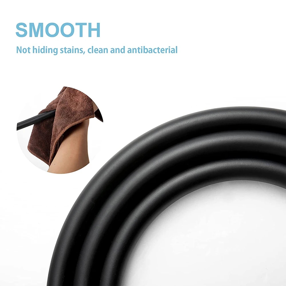 Manguera de ducha de alta presión de 1,5/2/3/4M, plomería para accesorios de baño, tubos de ducha flexibles universales de PVC antienrollamiento G1/2 pulgadas