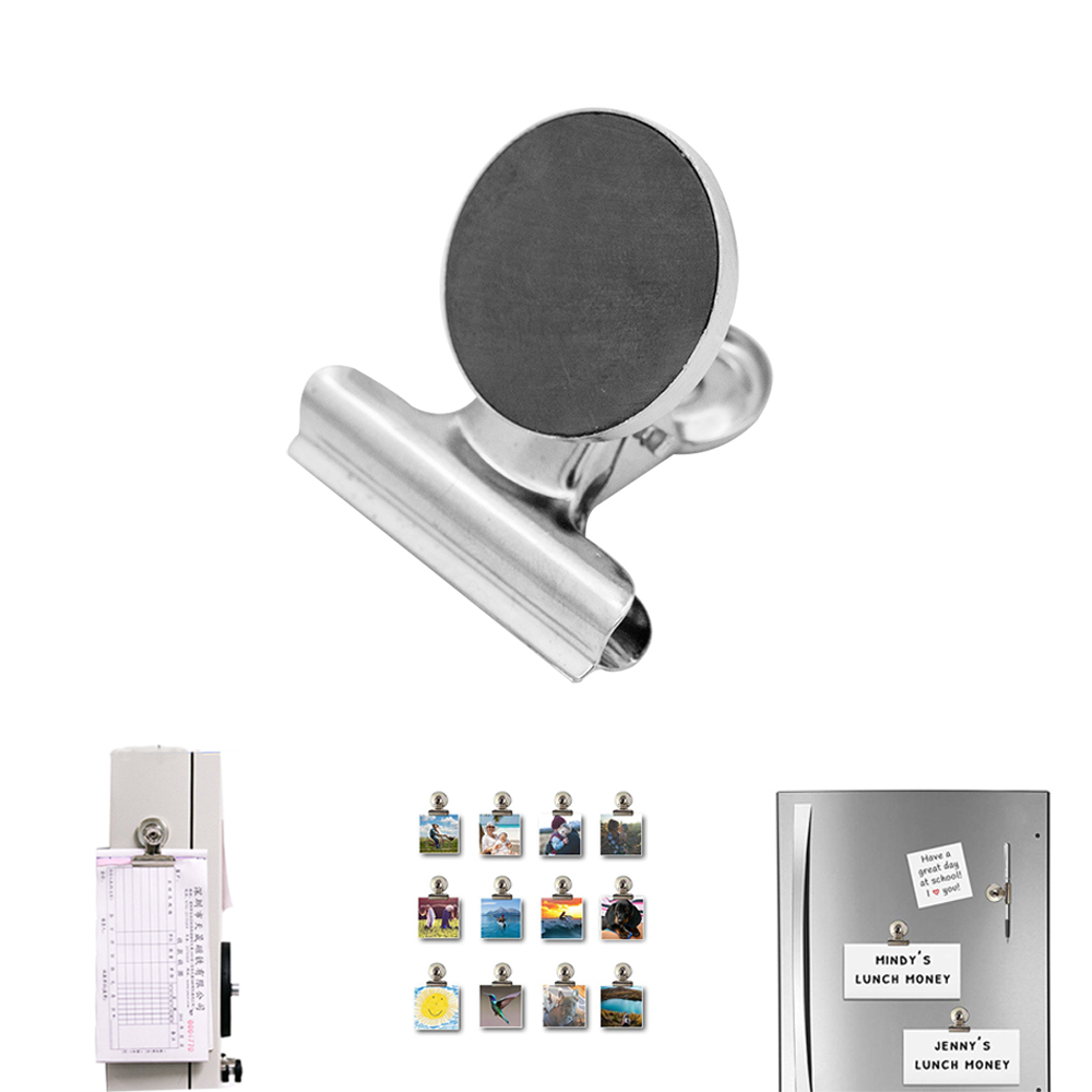 Kök kylskåp magnetisk klämma för hem kylskåpsmagneter väggrecept memo anteckning meddelandehållare klämma användbar