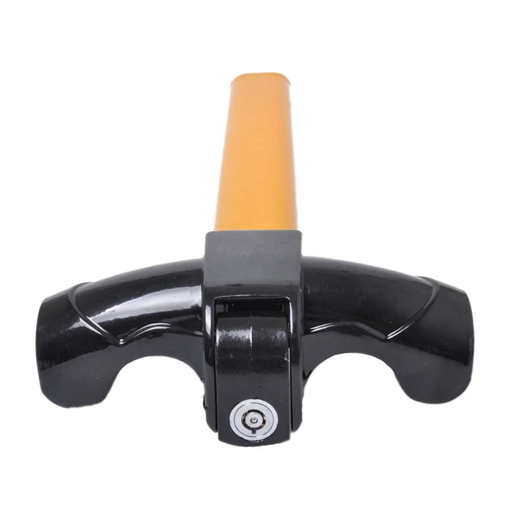 1x Car Steering Wheel Lock T Style Anti Theft Security Rotary Top Mount Steering Wheel Lock For Truck Car Aluminum Alloy Devices