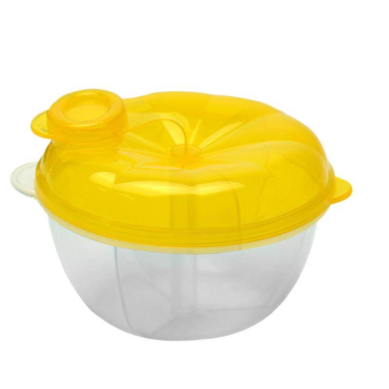 Three-Layer Milk Powder Box Baby Milk Powder Storage Box Pumpkin Apple Shape Portable Baby Leak-Proof Milk Powder Box: 06