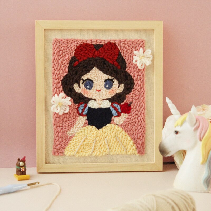 25*30Cm Moderne Diy Breien Borduren Set Handwerk Handwerkpakket Borduren Hoepel Met Frame Kunsten En Ambachten